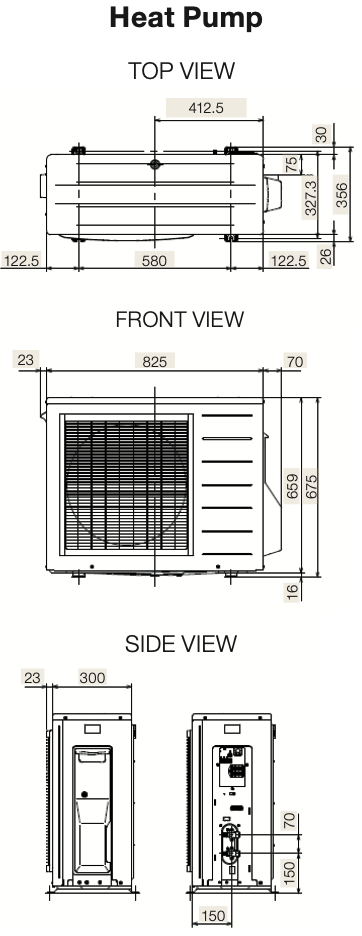 Image showcasing Sanden Eco Plus 250L Hot Water System GAUS-250FQTD | Product
